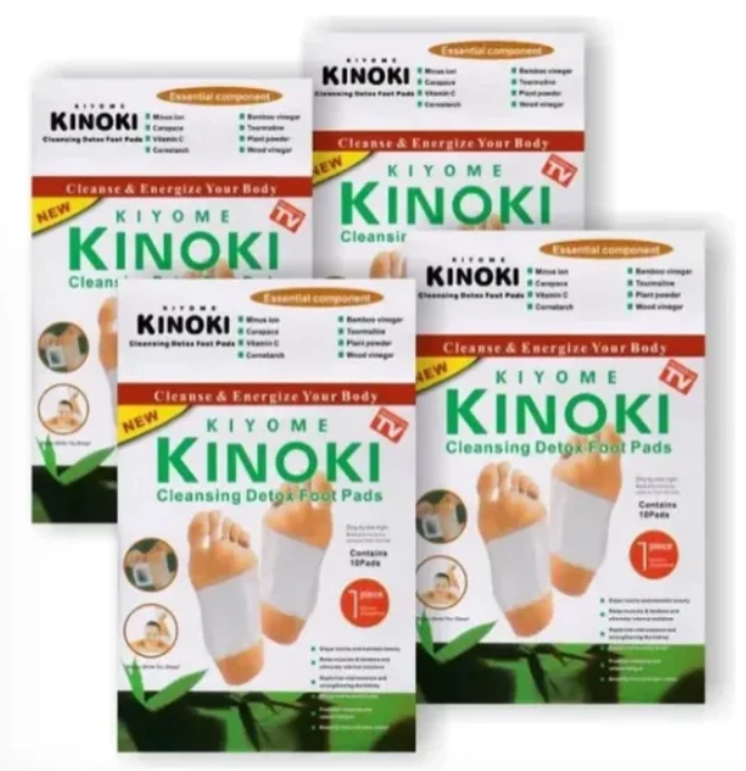 30 قطعة kinoki لصقة القدم لازالة السموم 🏥